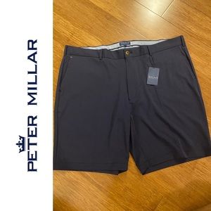 NWT Peter Millar Stealth Shorts - Navy - Sz. 42